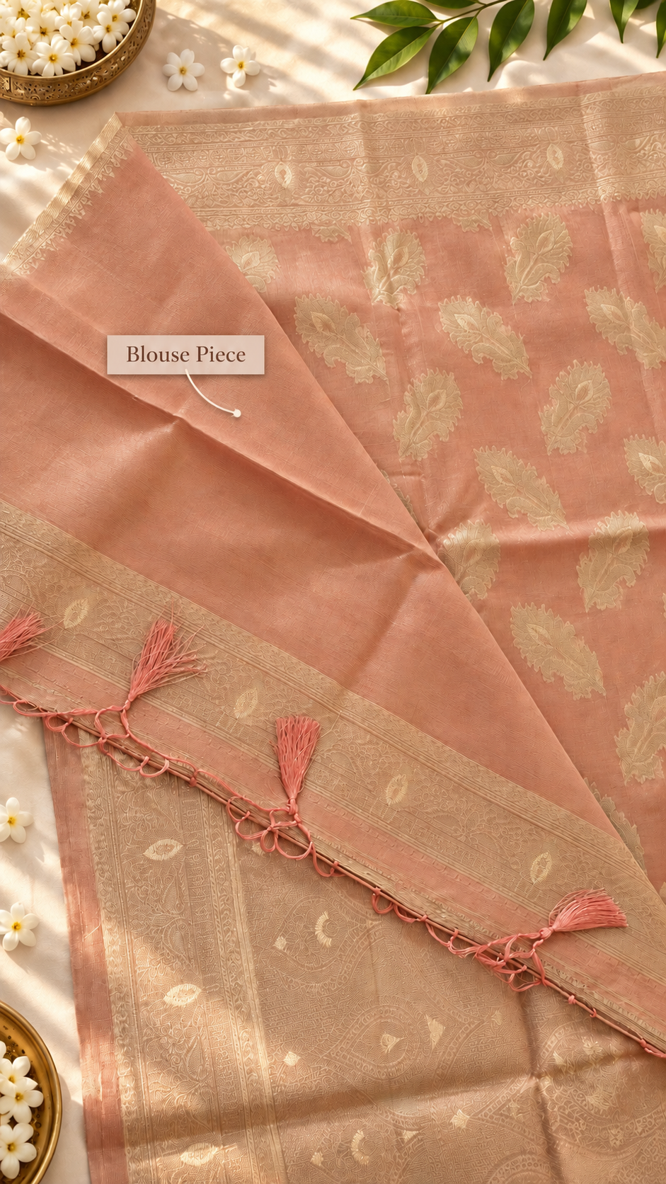 Dusty Rose peach Soft Silk