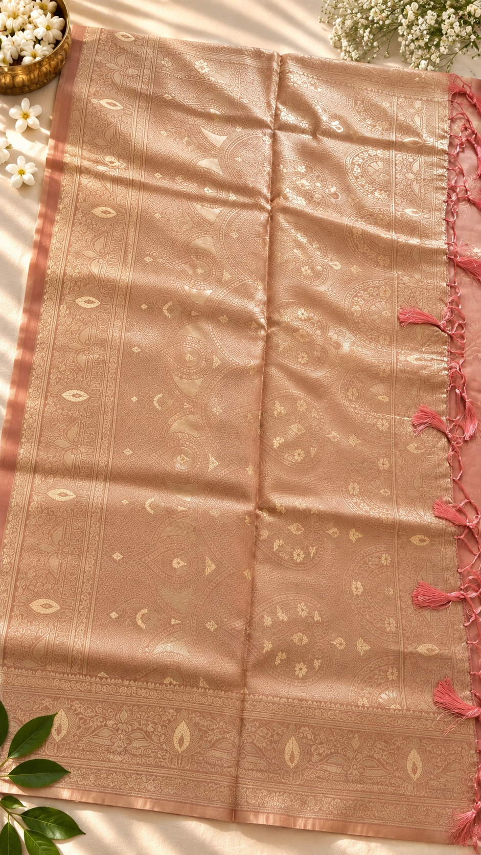 Dusty Rose peach Soft Silk